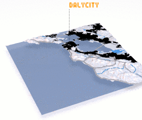 3d view of Daly City