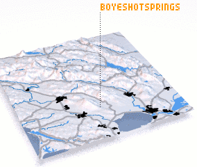 3d view of Boyes Hot Springs
