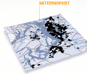3d view of Waterman Point