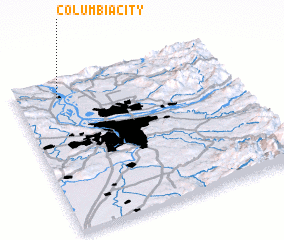 3d view of Columbia City