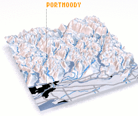 3d view of Port Moody
