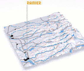 3d view of Rainier