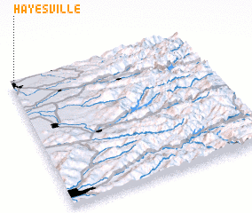 3d view of Hayesville