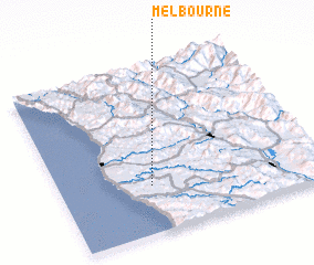 3d view of Melbourne