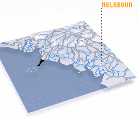 3d view of Méléboun