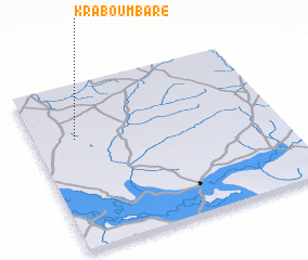 3d view of Krâʼ Boû Mbaré