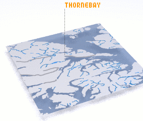 3d view of Thorne Bay