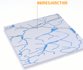 3d view of Haines Junction