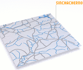 3d view of Sinchã Cherno