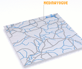 3d view of Médina Yogué