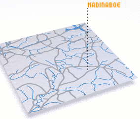 3d view of Madina Boé