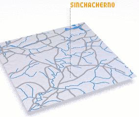 3d view of Sinchã Cherno