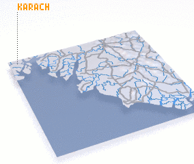 3d view of Karach
