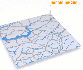 3d view of Kandio Kamako