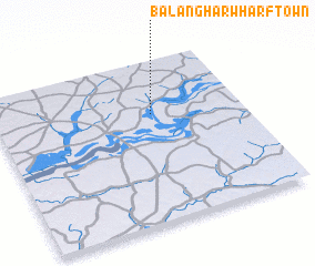 3d view of Balanghar Wharf Town