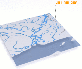 3d view of Willow Lake