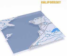 3d view of Kalifornsky