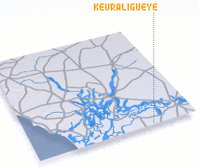 3d view of Keur Ali Guèye