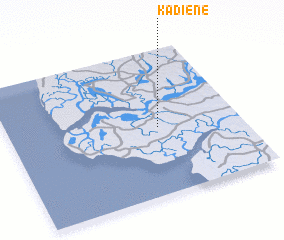 3d view of Kadiéné