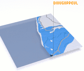 3d view of Diougop Peul