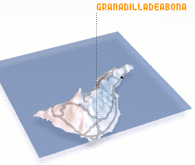 3d view of Granadilla de Abona