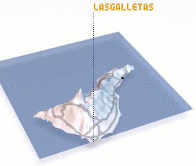 3d view of Las Galletas