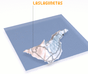 3d view of Las Lagunetas