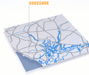 3d view of Soussane
