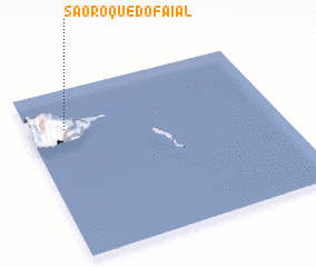 3d view of São Roque do Faial