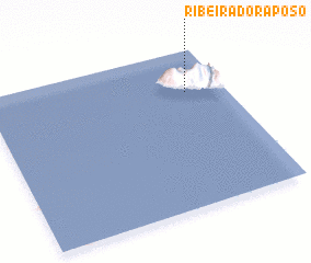 3d view of Ribeira do Raposo