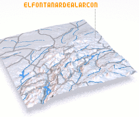 3d view of El Fontanar de Alarcón