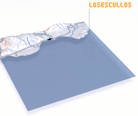 3d view of Los Escullos