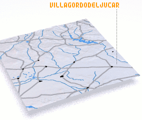 3d view of Villagordo del Júcar