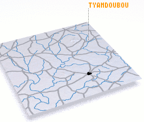 3d view of Tyamdoubou