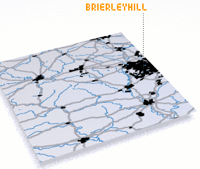 3d view of Brierley Hill