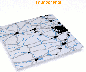 3d view of Lower Gornal