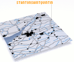 3d view of Stanton Saint Quintin