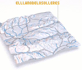 3d view of El Llano de los Olleres