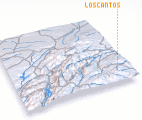 3d view of Los Cantos