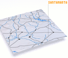 3d view of Santa Marta