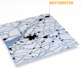 3d view of West Kington