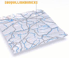 3d view of Sauquillo de Boñices