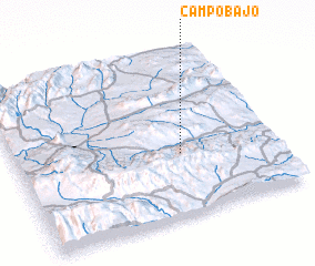3d view of Campo Bajo