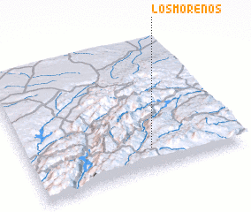 3d view of Los Morenos