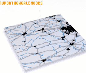 3d view of Preston upon the Weald Moors