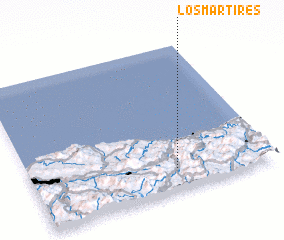 3d view of Los Mártires