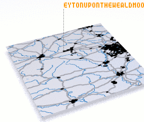 3d view of Eyton upon the Weald Moors