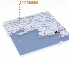 3d view of Sainte-Anne