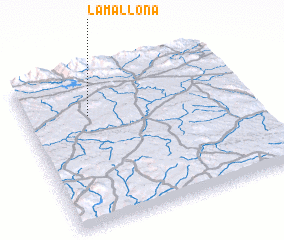 3d view of La Mallona