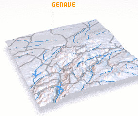 3d view of Génave